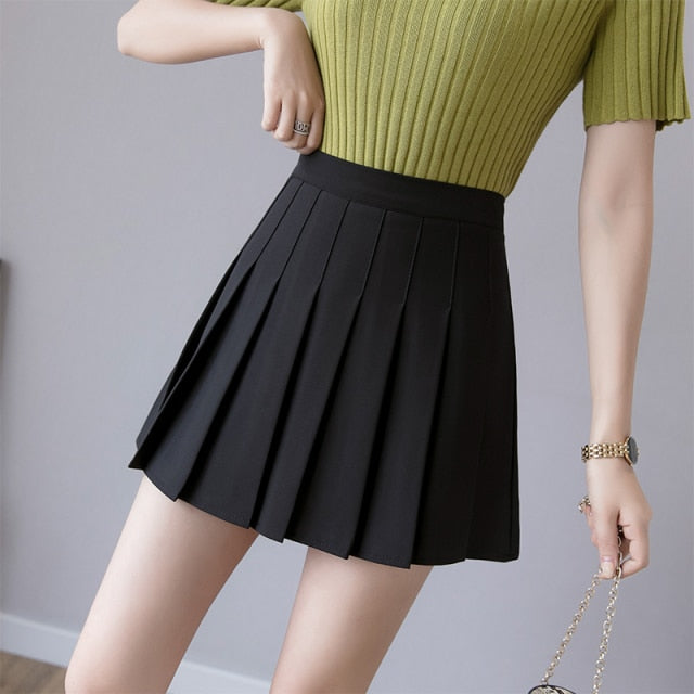 Women Pleated Summer Skirt