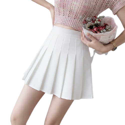 Women Pleated Summer Skirt